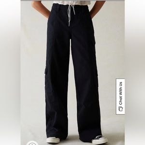 PacSun low rise cargo puddle pants
